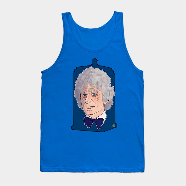 The Third Doctor Tank Top by ArtOfTheNerd